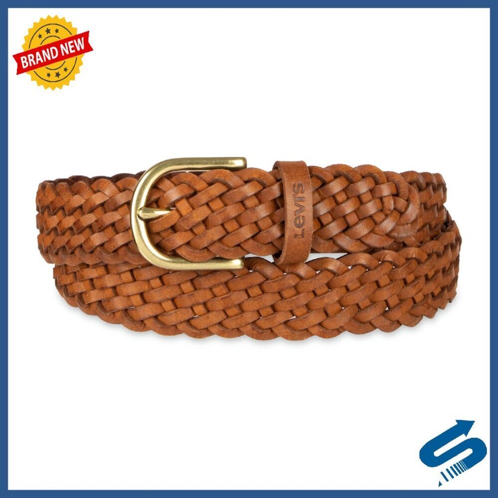Genuine Leather Braided Belt Fully Adjustable Women's Casual Accessory